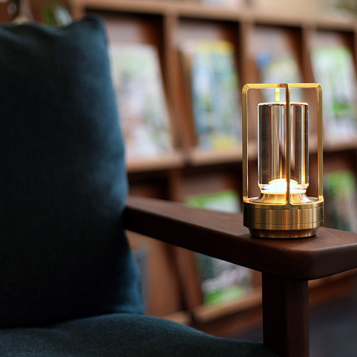 Ambient Lantern™ Cordless Crystal Table Lamp - Mantar Lamps