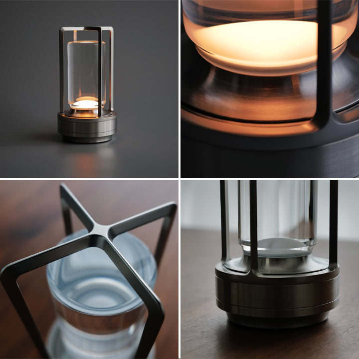 Ambient Lantern™ Cordless Crystal Table Lamp - Mantar Lamps