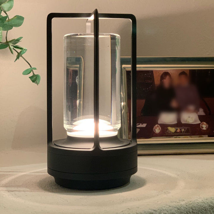 Ambient Lantern™ Cordless Crystal Table Lamp - Mantar Lamps