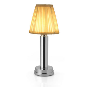 Silver - Doku Fabric LED Cordless Rechargeable Atmosphere Table Lamp