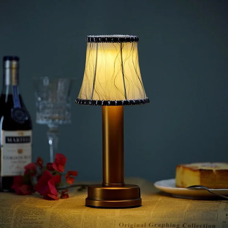 Doku Fabric LED Cordless Rechargeable Atmosphere Table Lamp