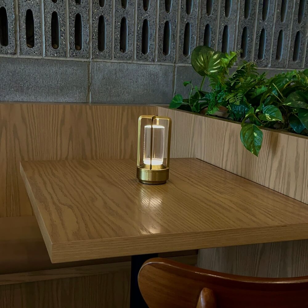 Ambient Lantern™ Cordless Crystal Table Lamp - Mantar Lamps