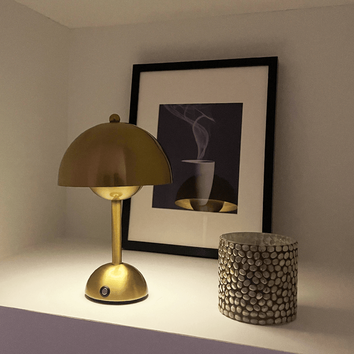 Brulee Cordless Modern Table Lamp - Rechargeable